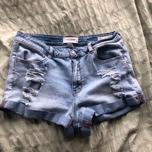 PacSun High Rise Super Stretch Jean Shorts